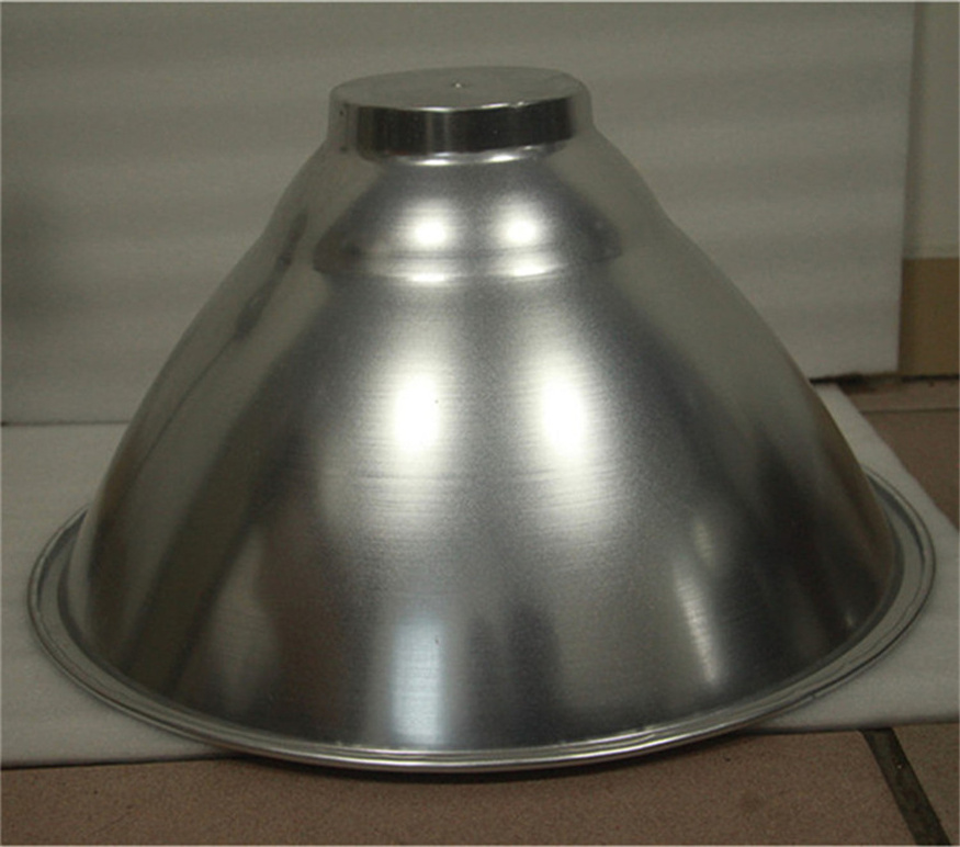 OEM Custom Round Metal Lampshades 1.2mm Aluminum Lighting Accessories Anodized And Sandblasting Lamp Shades  Aluminum Cover