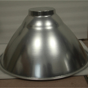 OEM Custom Round Metal Lampshades 1.2mm Aluminum Lighting Accessories Anodized And Sandblasting Lamp Shades  Aluminum Cover