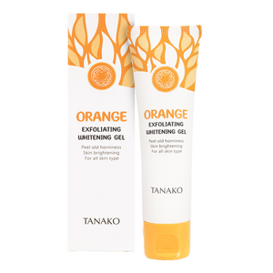 Orange Dead Skin Removal Cream & Exfoliating Gel for Adults Female Whitening Deep Cleansing Peeling Gel for Face and Body