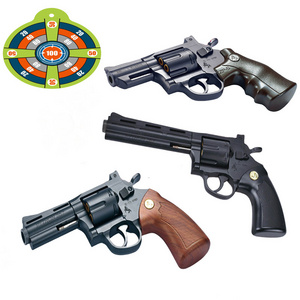 Promocional Juguetes Soft Bullet Toy Gun Bullet Pistol With Shell Ejection ZP5 357 Metal Revolver Toys Foam Blaster For Kids