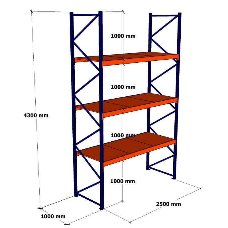 Manufacturer Pallet Shelf Vietnam Warehouse Heavy Duty Fabric Roll Rack For Factory shelf