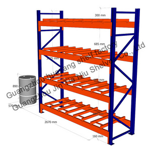 500 To 9000Kg Layer Barrel Bucket Tub Coil Round Roll Clothes Rack For Warehouse Shelf Shelves