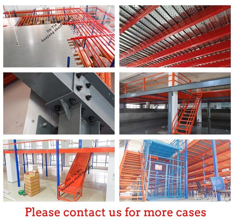 550 Square Meter Steel Structure Selective Mezzanine Floor Metal Warehouse Rack Industrial Racking 4000Kg