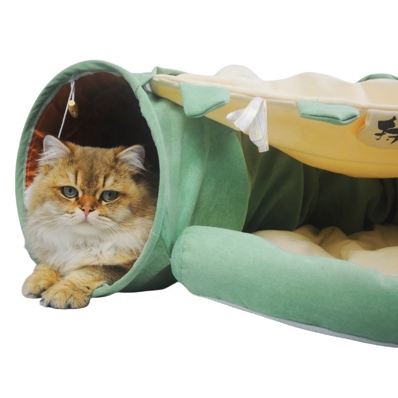 Hyra Best Selling Wasabi Kitten Tunnel Cat Tunnel Tube Cat Collapsible Interactive Play Toy Pet Toy