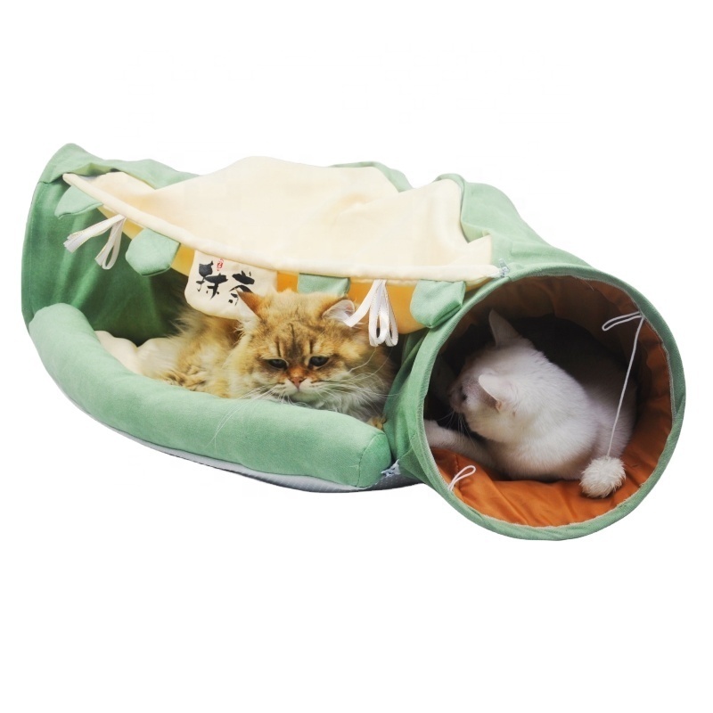 Hyra Best Selling Wasabi Kitten Tunnel Cat Tunnel Tube Cat Collapsible Interactive Play Toy Pet Toy