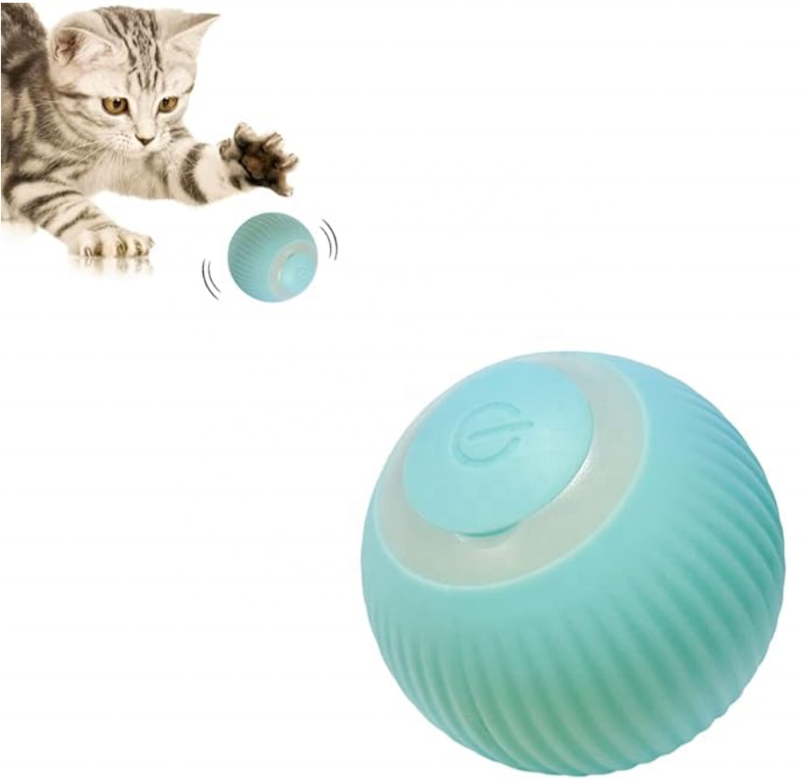 Christmas Smart Cat Toy Gravity Smart Roller Ball Interactive Cat Toys for Indoor Automatic Pet Exercise Toys