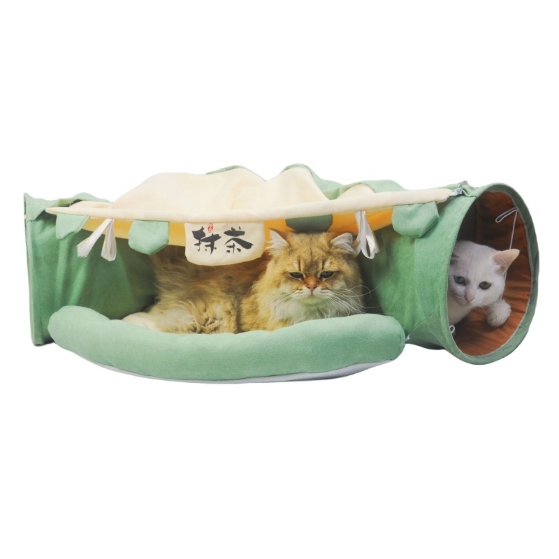 Hyra Best Selling Wasabi Kitten Tunnel Cat Tunnel Tube Cat Collapsible Interactive Play Toy Pet Toy