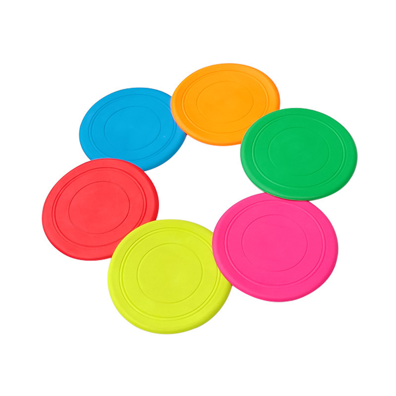 Hyra soft Frisbee Pet toys round training TPR flying disc bite resistant Frisbee dog toys Bite Resistant for Training Dogs