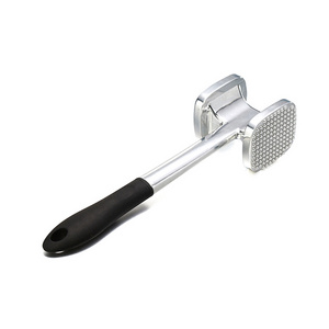 Hyri Meat Hammer With Comfortable Grip Rubber Handle Meat Mallet For Kitchen Aluminum Pine Meat Tenderizer