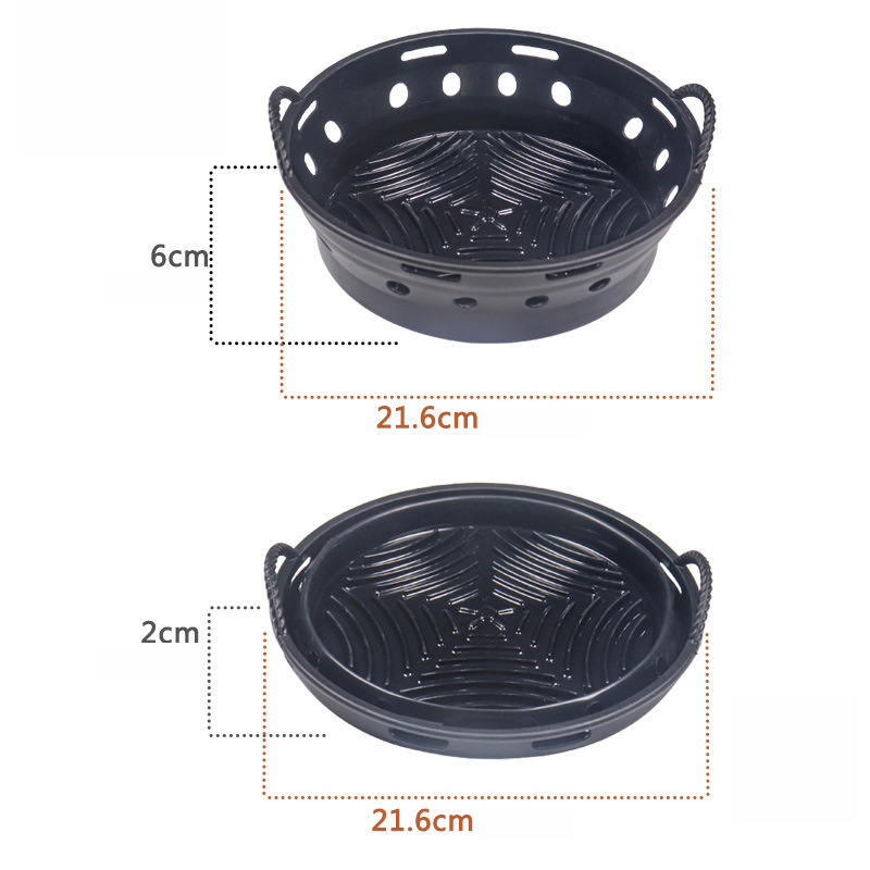 Hot Sale 5.25 inch  nonstick silicone ramekins for air fryer for 8L 9L 10L 15L digital cosori mini air fryer