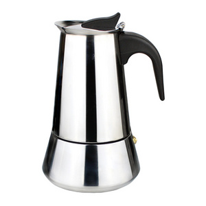 Hyri Hot Custom Espresso Maker Stainless Steel Espresso Pots Stove Top 6 Cup Italian Coffee Maker Percolator Moka Pot