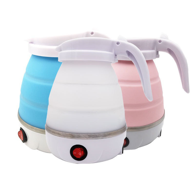 HYRI 2024 Hot Foldable Kettle Portable Temperature Controllable Household Kitchen Custom Electric Silicon Folding Kettle