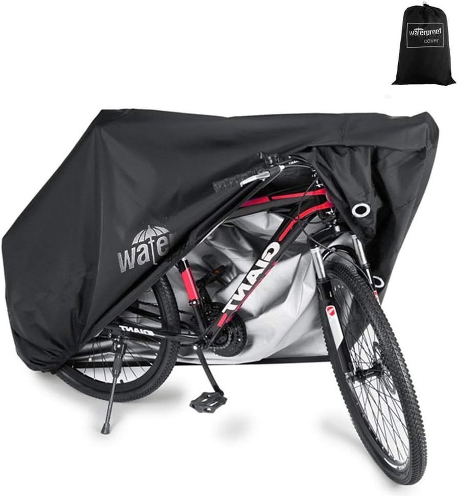 Custom waterproof 210T Durable  Outdoor Sun Rain UV Protection bike cover ebike bicycle covers for 1 or 2 bikes cycling