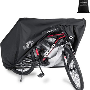 Custom waterproof 210T Durable  Outdoor Sun Rain UV Protection bike cover ebike bicycle covers for 1 or 2 bikes cycling