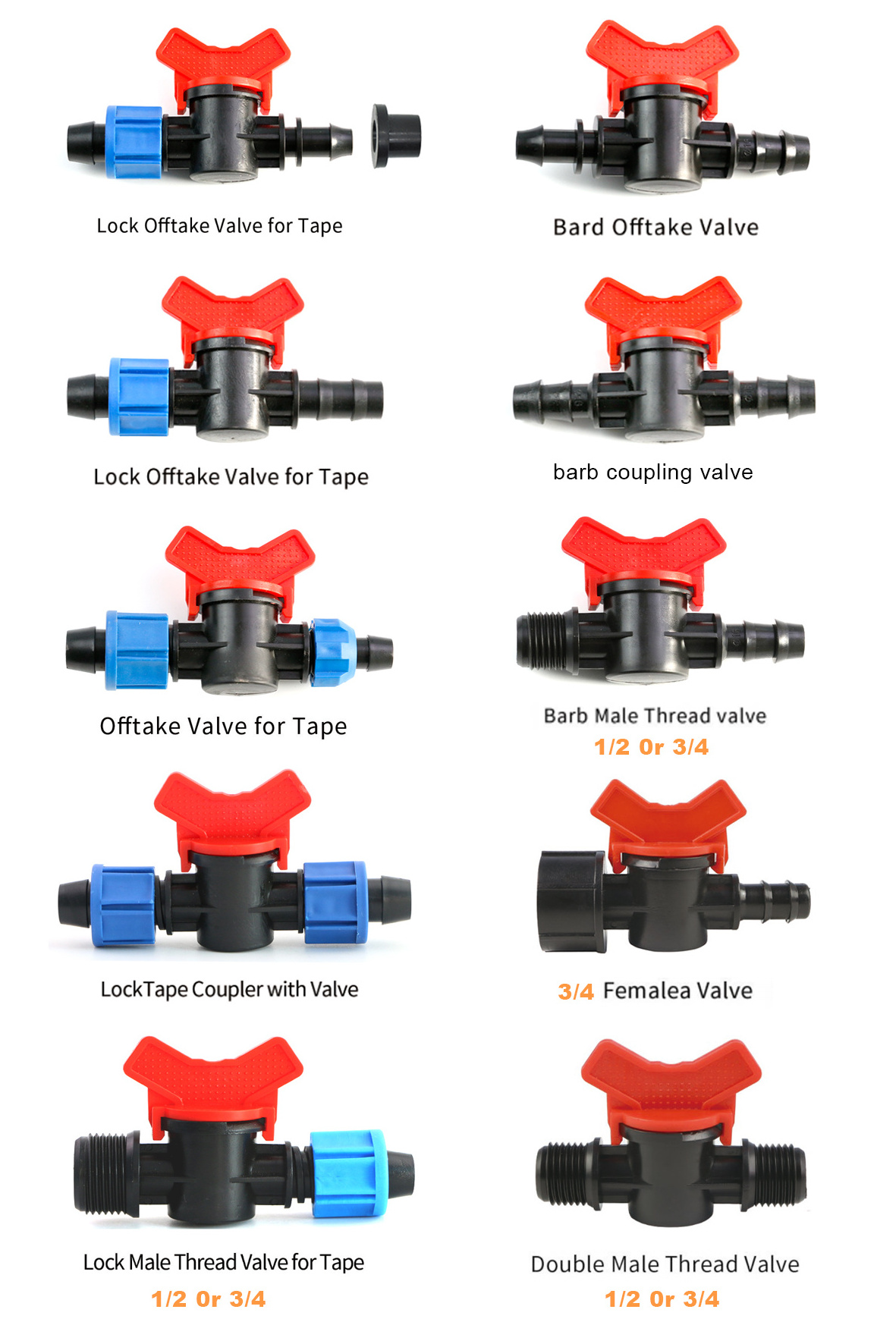 HYRT valve manufacturer 16mm mini maxi valve pe pipe irrigation control valve for other watering & irrigation