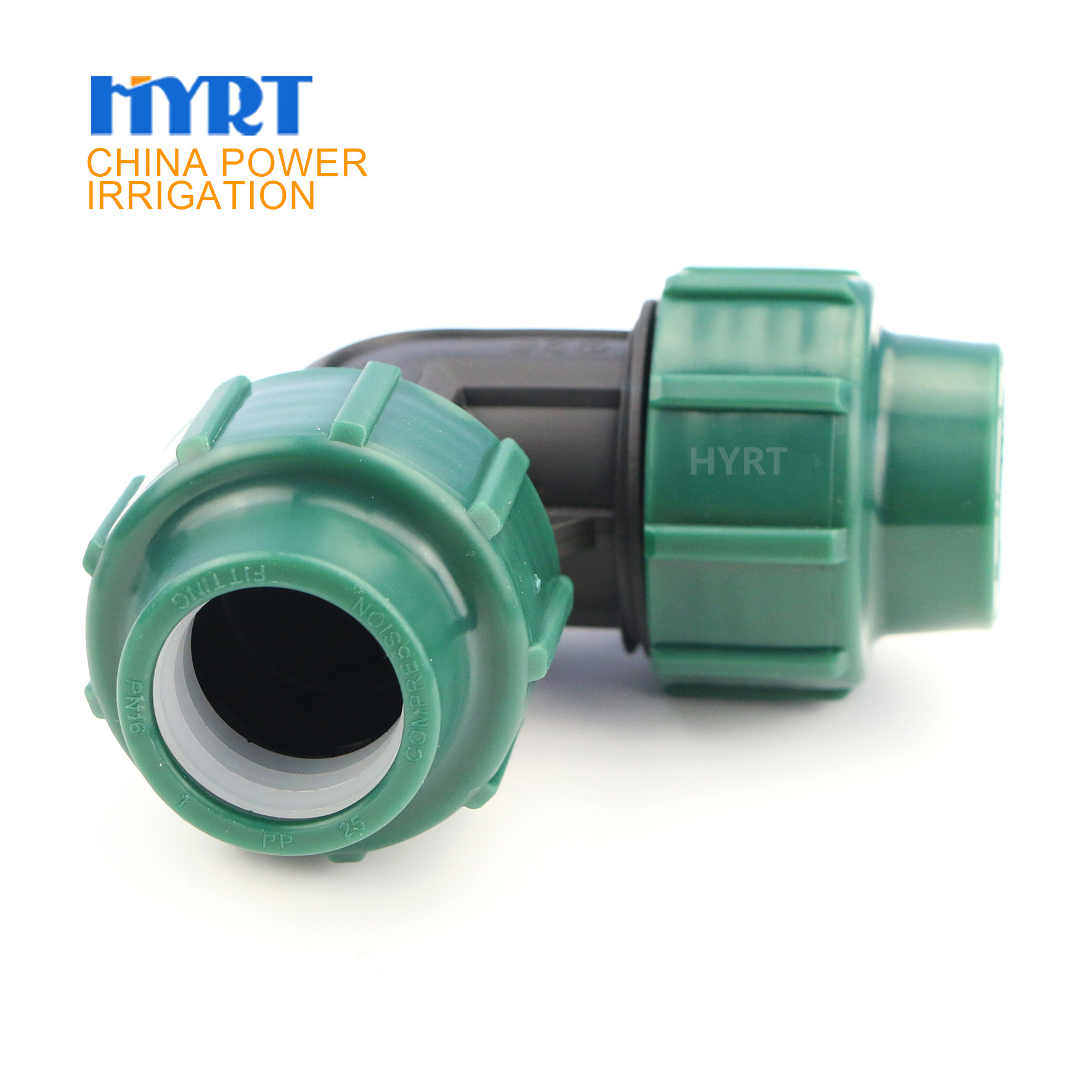 pp pe compression HDPE pipe fittings irrigation system for water supply  pvc elbows  tube connector