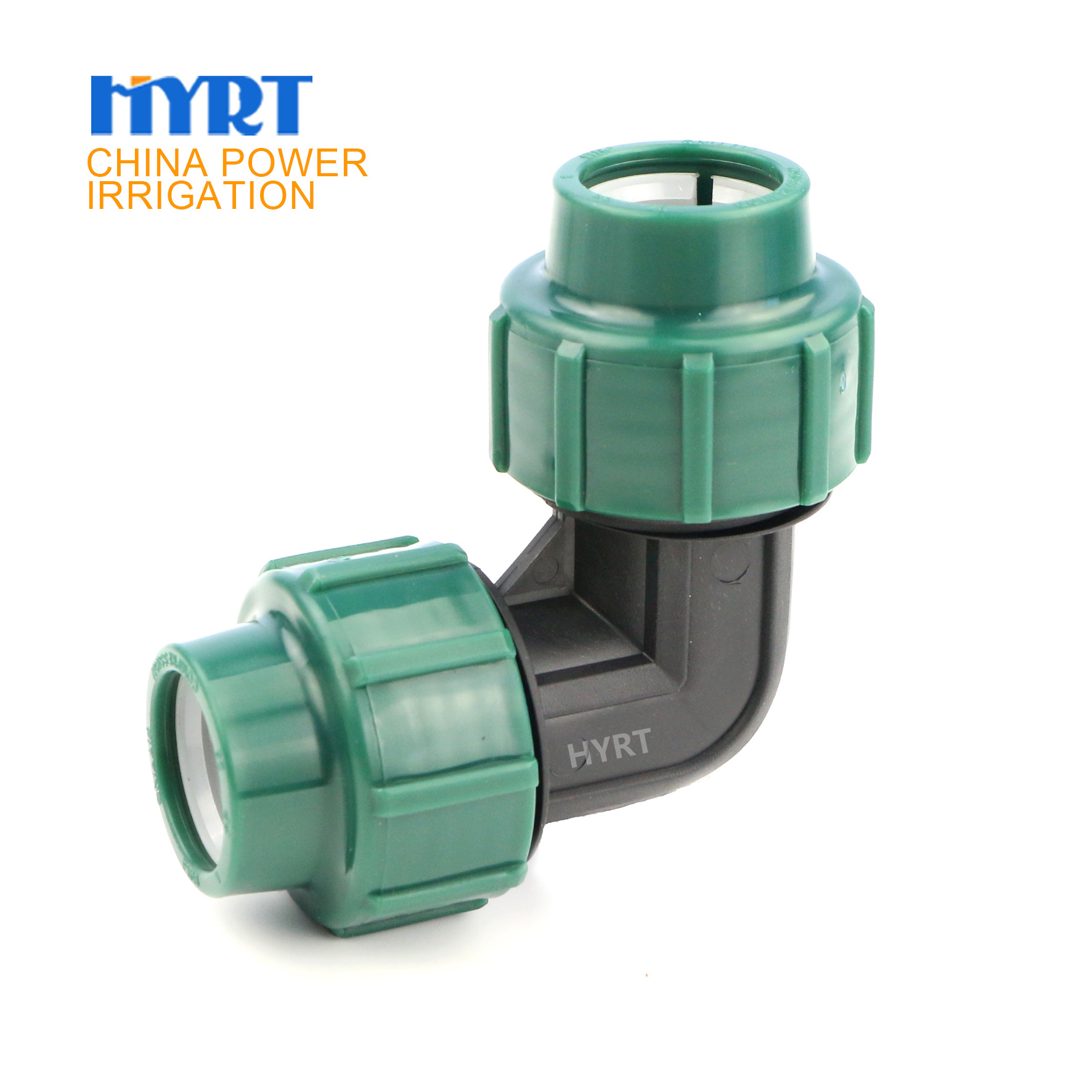 pp pe compression HDPE pipe fittings irrigation system for water supply  pvc elbows  tube connector