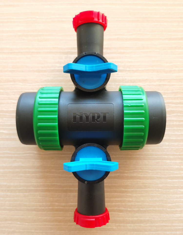 High Quality 50*28mm rain hose or spay hose cross valve