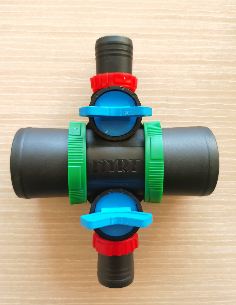 High Quality 50*28mm rain hose or spay hose cross valve