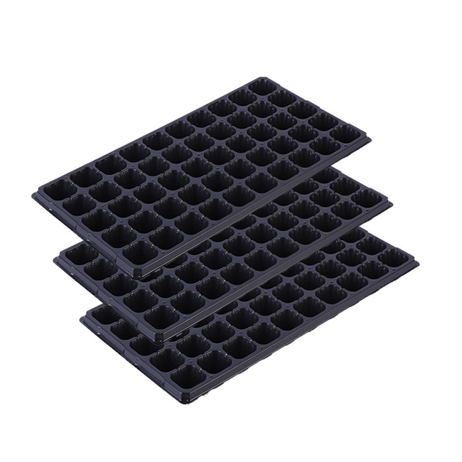 Flower Vegetables Plant Germination Growing Seedling Trays Garden Nursery Tray DDA329 Durable 21/32/50/72/105/128 Cells Black