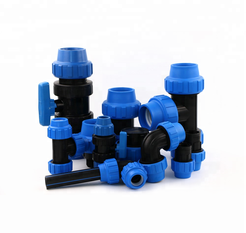 Hot china produce plastic tee irrigation pipe fitting/hose connector