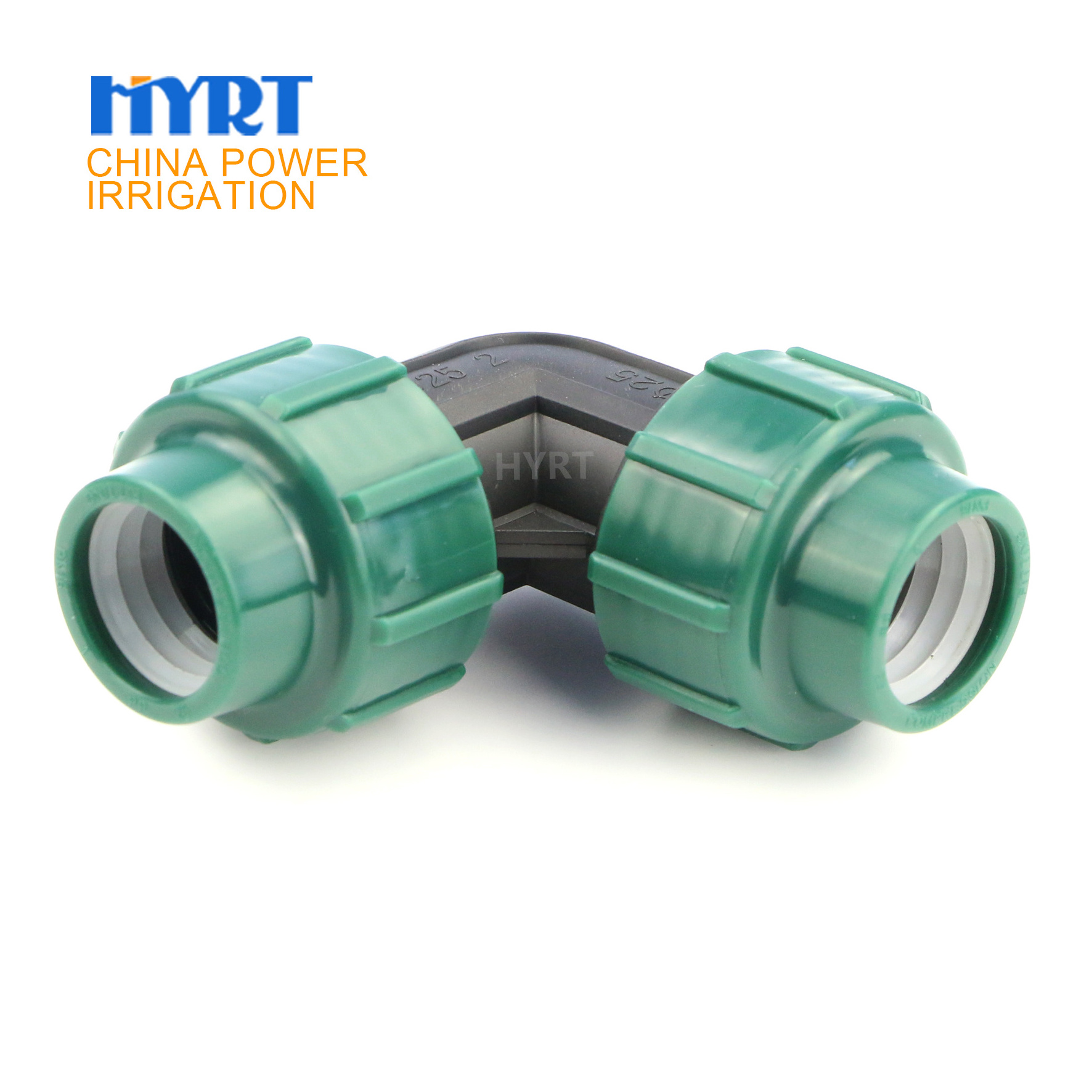 pp pe compression HDPE pipe fittings irrigation system for water supply  pvc elbows  tube connector