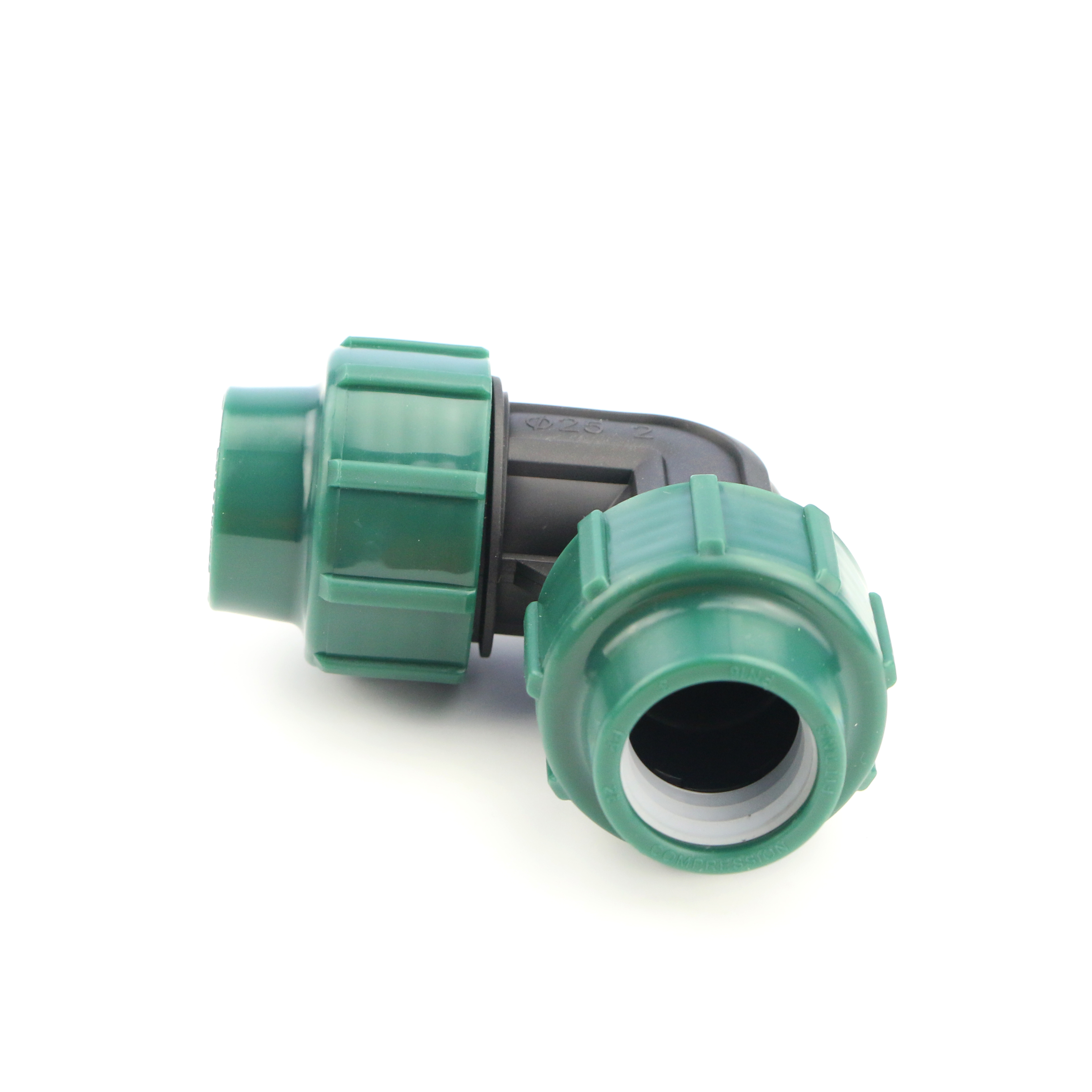 pp pe compression HDPE pipe fittings irrigation system for water supply  pvc elbows  tube connector