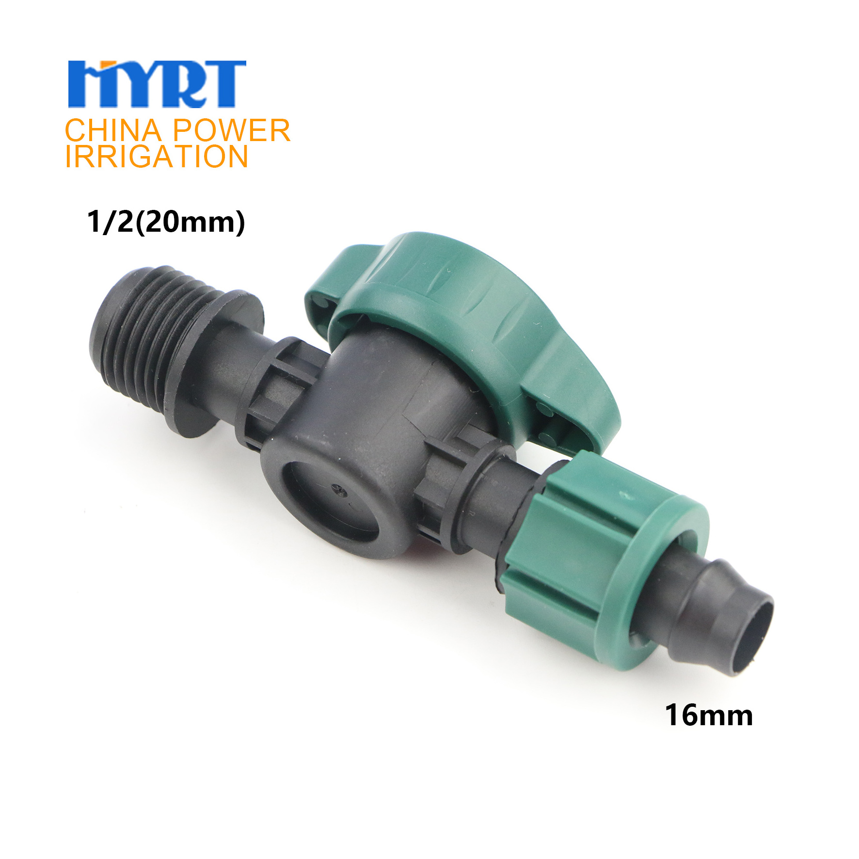 Low price High quality Barb valve 16 mm for garden irrigation system and farm Irrigation system