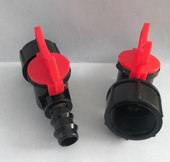 high quality plastic lock female valve irrigation controller valve 16mm*3/4