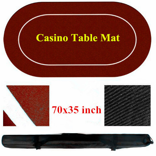 OEM High Quality Durable Using Various Texas Gambling Table Mat Casino Custom Gaming Poker Table Mat