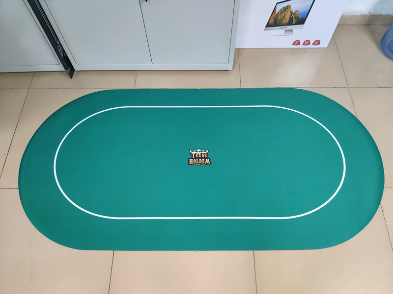 Texas poker card game playmat casino table top rubber mat personalized big gambling table mat