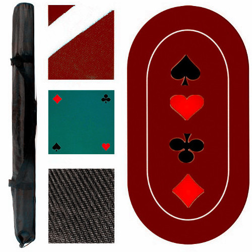 OEM High Quality Durable Using Various Texas Gambling Table Mat Casino Custom Gaming Poker Table Mat