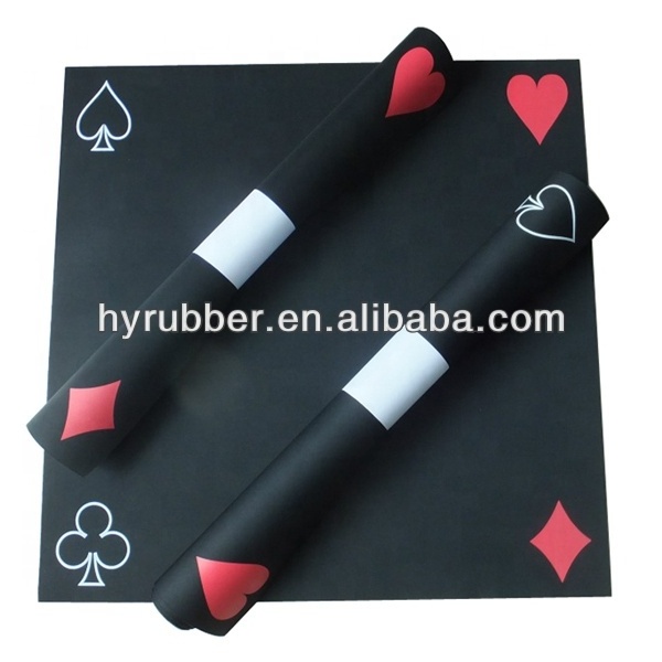 Low Price Guaranteed Quality Rubber Cheap Cover Mahjong Mat Moden Poker Tables For Game