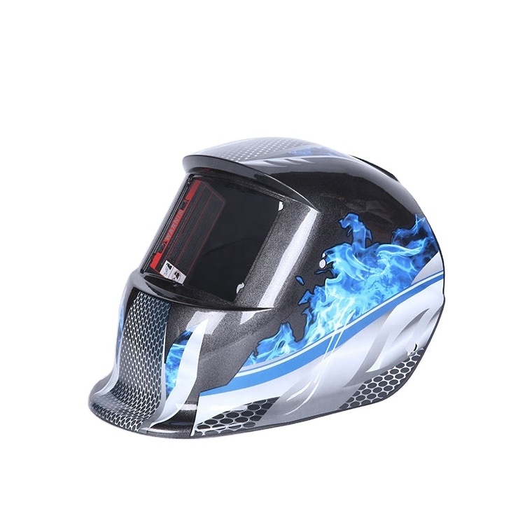 QiaoShiFu Iron Man Welding Hood Automatic Solar Power MIG MMA Auto Darkening Welding Helmet