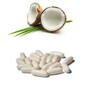 OEM Food Grade Anti-oxidation Coconut Oil Softgel Capsules 1000mg Great Pills Support for Energy Hair and Skin