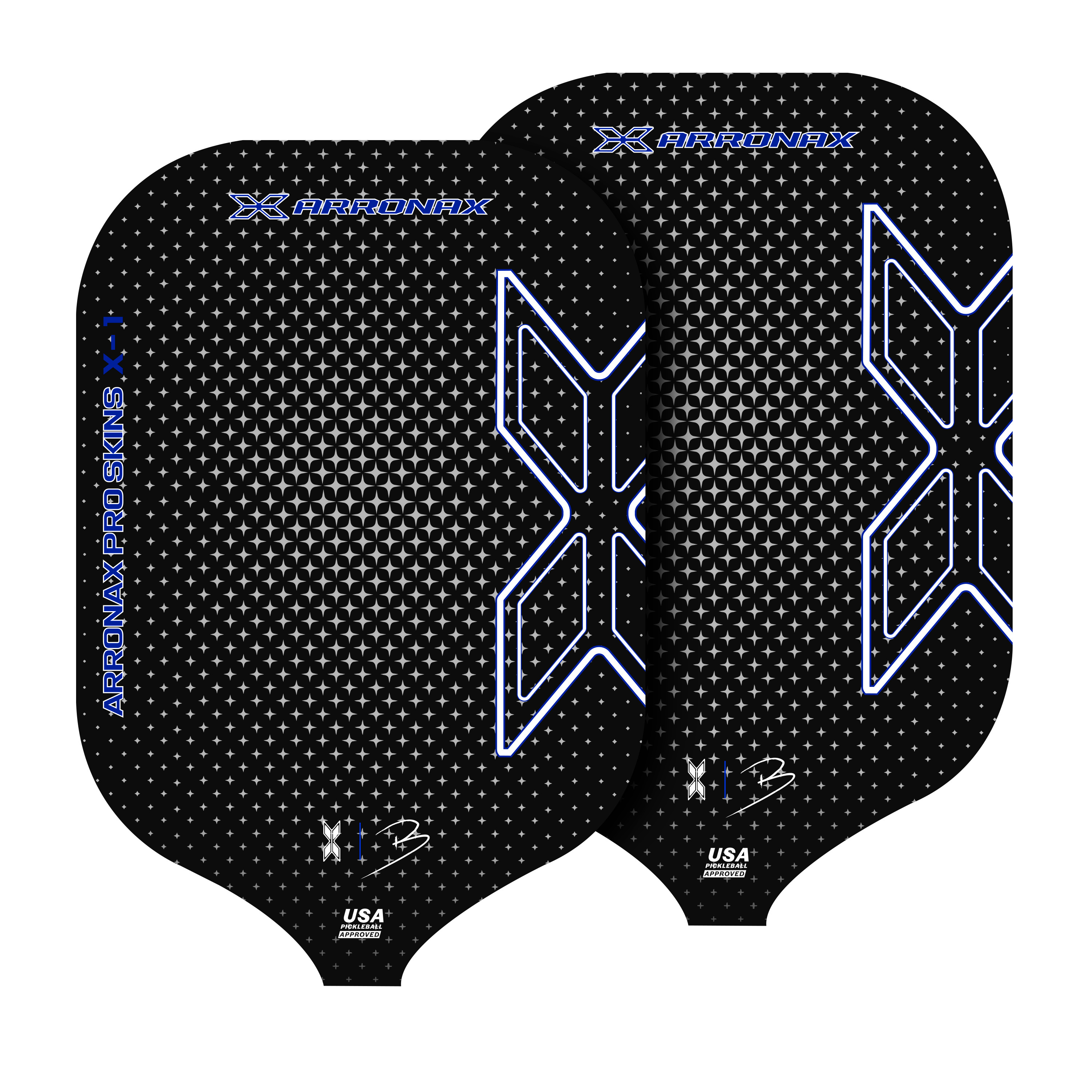 New Custom Pickleball Paddle Pro Skins prevent raw carbon texture or sprayed-on grit is worn down