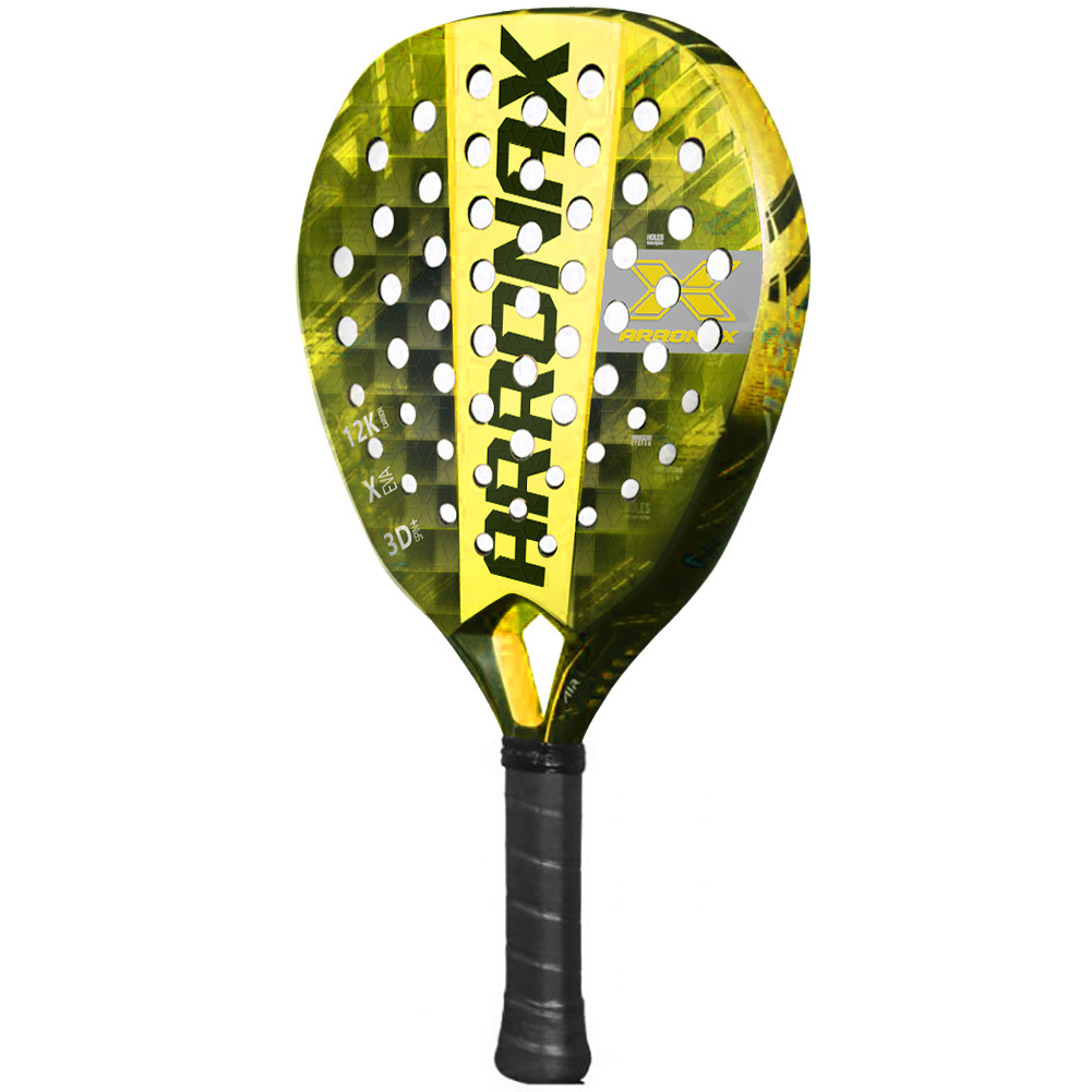 ARRONAX Custom Padel Tennis Racquets 38mm Thickness with 3K/12K/18K Carbon Material