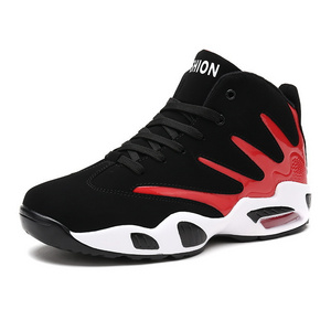 Wholesale Couple High-top Sports Shoes Air Cushion Basketball Shoes Leisure Trendy shoes