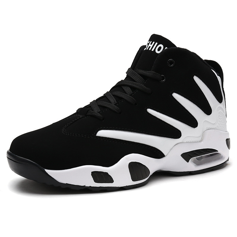 Wholesale Couple High-top Sports Shoes Air Cushion Basketball Shoes Leisure Trendy shoes