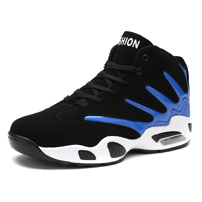 Wholesale Couple High-top Sports Shoes Air Cushion Basketball Shoes Leisure Trendy shoes