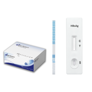 Best Selling HBsAg Hepatitis B Surface Antigen Rapid Test Supplier Kit Cassete Uncut Sheet