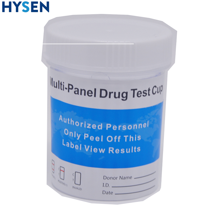 Hysen CE Marked Multi-Panel DOA Test OPI/COC/TRA/BZO/AMP/MET/THC/K3/PGB Urine Test