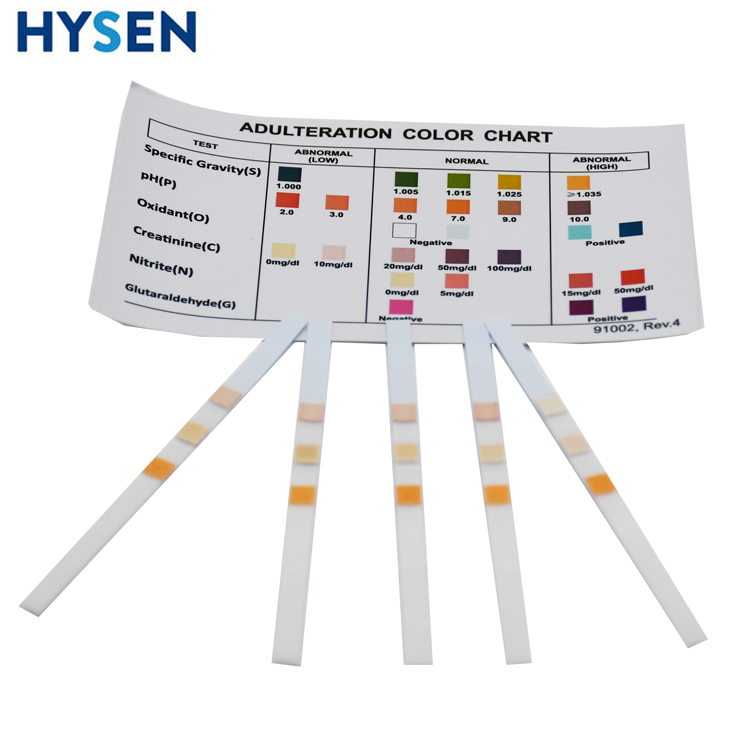 OEM accept urine test strip URS-101 Urinalysis reagent strips