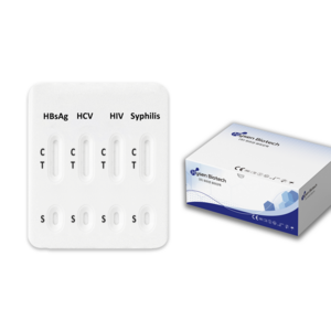 Best Selling HBsAg /HCV /HIV /Syphilis Combo CE Certificate Rapid Test Kit Factory Directly Supply