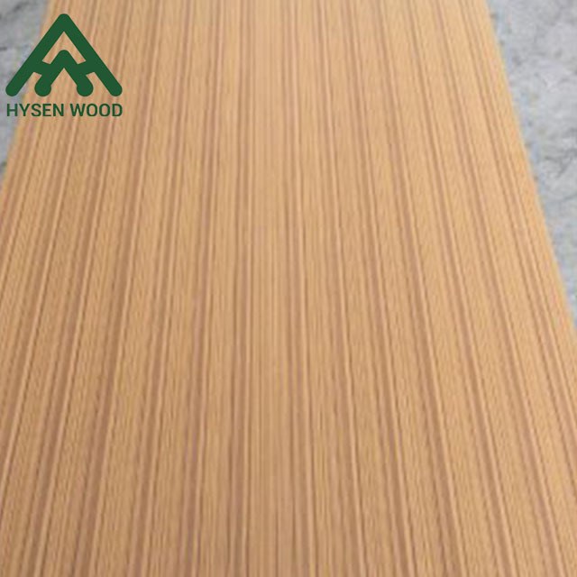 Hysen manufacture hot sale 12mm  teak veneer core fancy furniture Face veneer sanded smoothy veneer core plywood