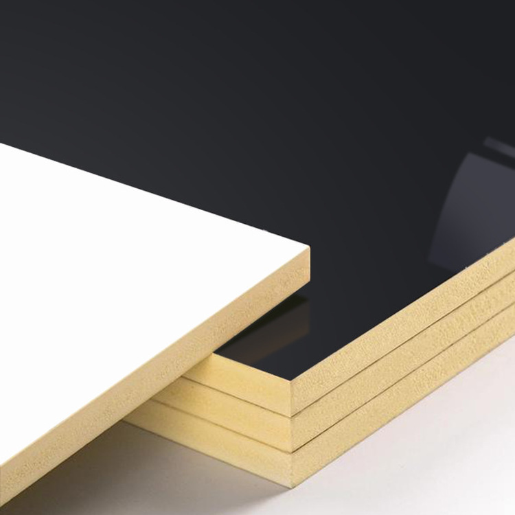 16mm 18mm High Gloss Acrylic Faced Mdf Plywood For Decoration And Kitchen Cabinet