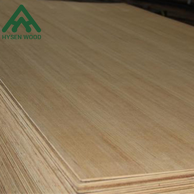 Hysen manufacture hot sale 12mm  teak veneer core fancy furniture Face veneer sanded smoothy veneer core plywood