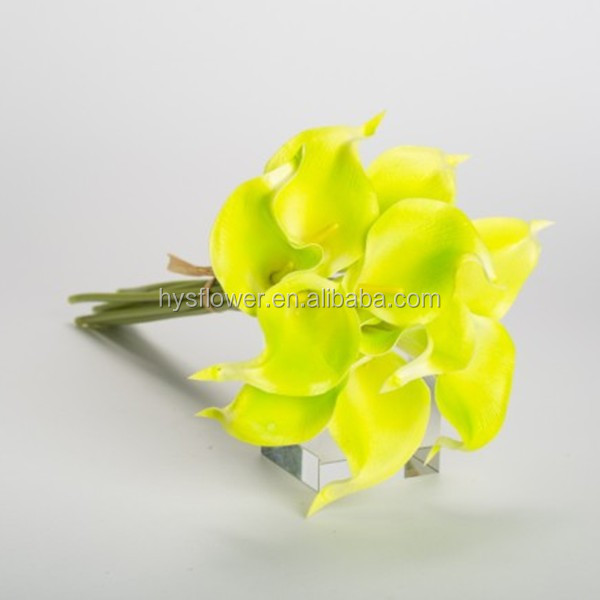 bouquet holders Cheap flower PU flowerMini calla lilies pu real touch flowers home decor