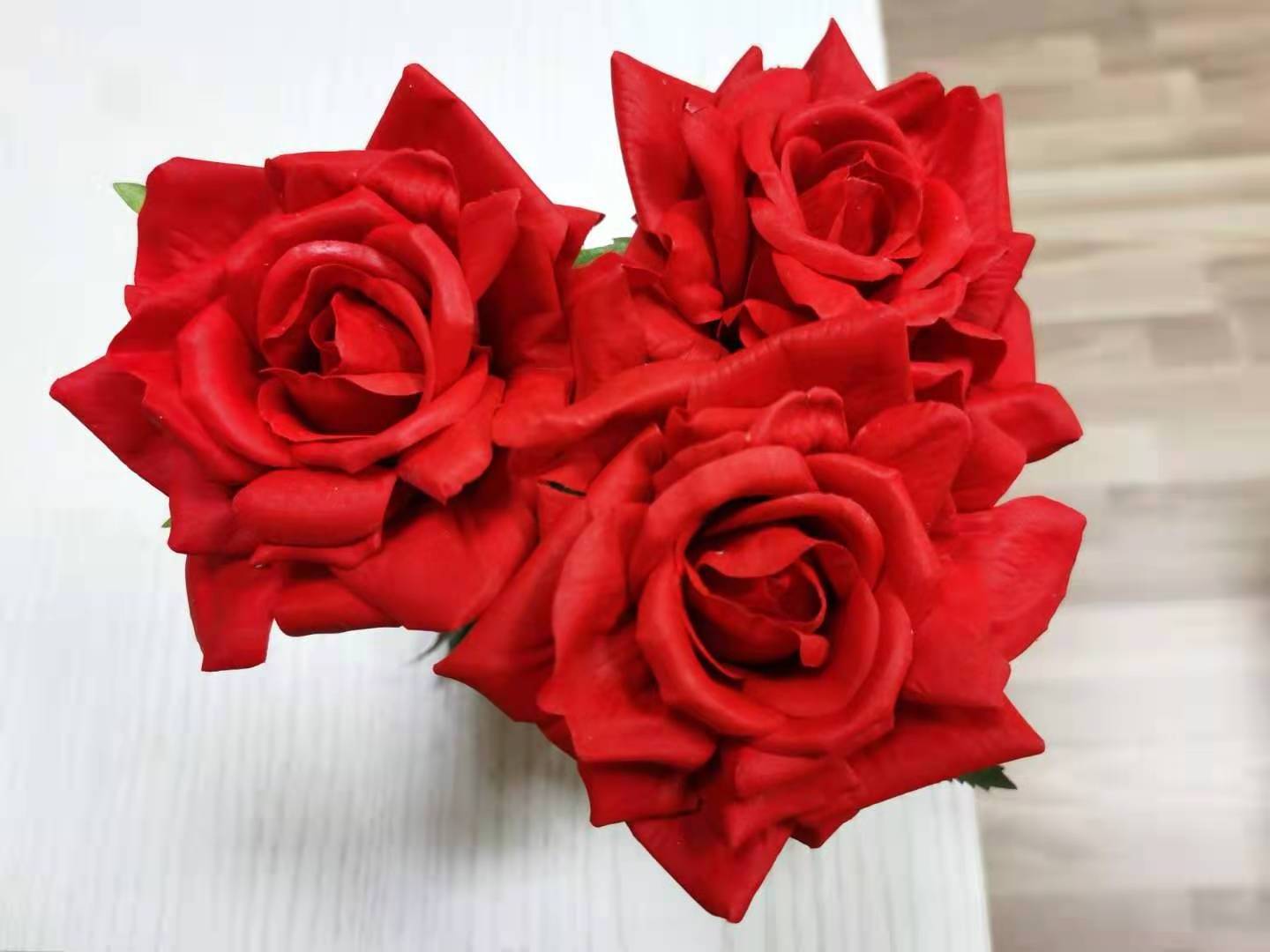 Real touch artificial banquet real touch roses wholesale artificial  red roses flowers for wedding home decor