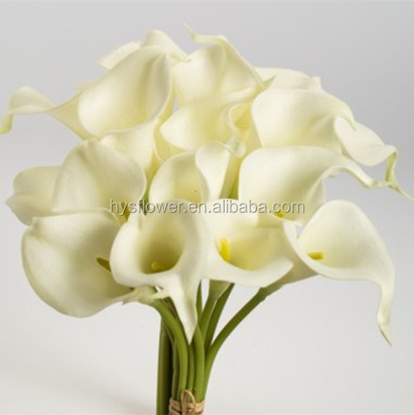 bouquet holders Cheap flower PU flowerMini calla lilies pu real touch flowers home decor